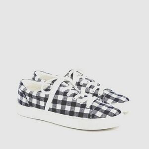 J.Crew Road Trip Printed Canvas Lace Up Sneakers